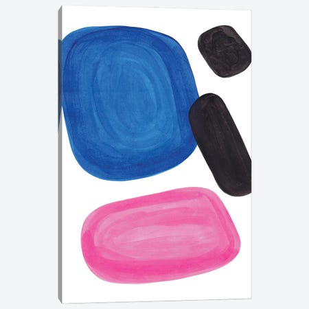 Magenta Blue Canvas Print #ENS307} by EnShape Canvas Art