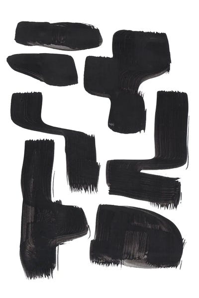 Black & White Minimalist Décor: Puzzle Pieces by EnShape