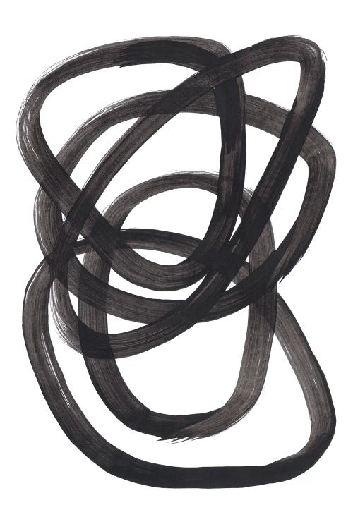 Ink Spiral Rings by EnShape wall art