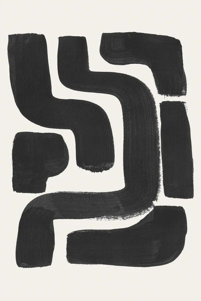 Ink Maze by EnShape canvas print