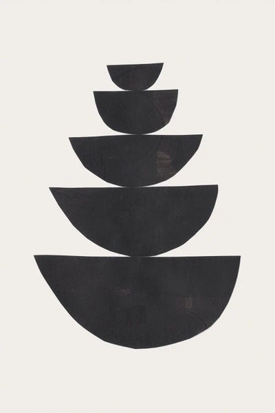 Nesting Semicircle by EnShape canvas print