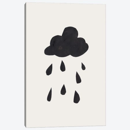 Ink Rain Canvas Print #ENS60} by EnShape Canvas Art Print