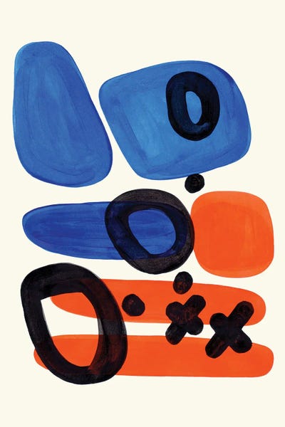 Orange Hazard by EnShape framed wall art