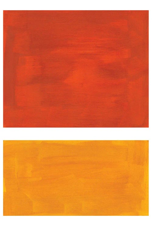 Rothko Remake Burnt Orange