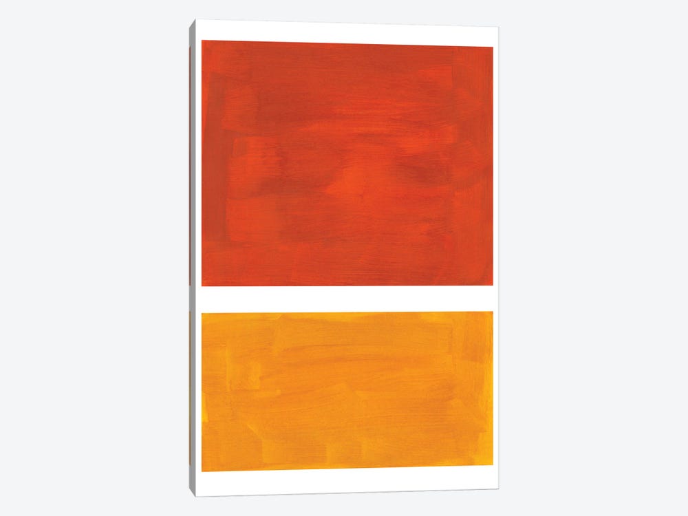 Rothko Remake Burnt Orange by EnShape 1-piece Art Print