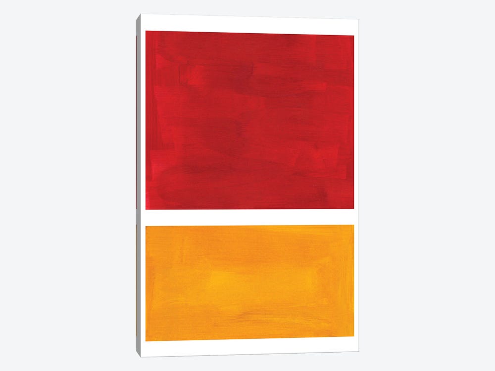 Rothko Remake Burnt Red by EnShape 1-piece Canvas Artwork