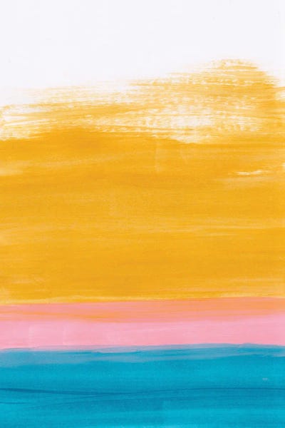 Yellow Ocean Sunset by EnShape canvas print