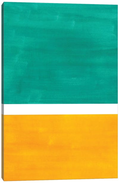 Rothko Remake Emerald Canvas Art Print - EnShape