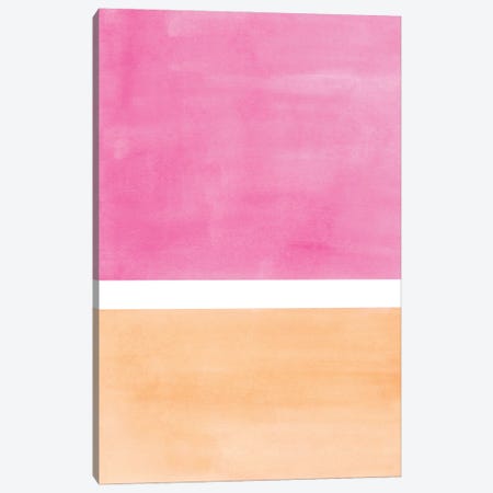 Rothko Remake Peach Pink Canvas Print #ENS80} by EnShape Canvas Print