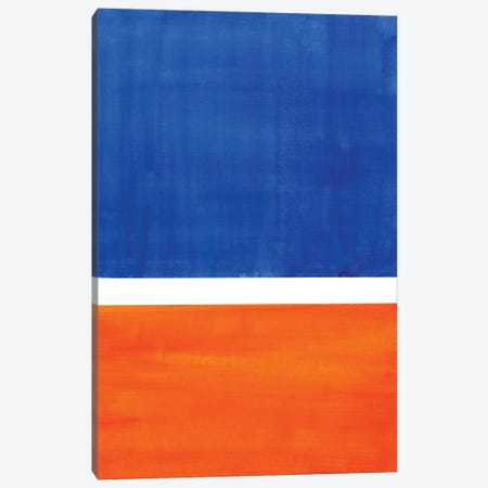 Rothko Remake Orange Blue Canvas Print #ENS81} by EnShape Canvas Art Print