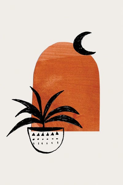 EnShape: Raw Umber Moon Plant by EnShape