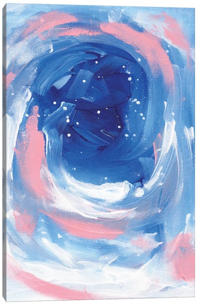 Pink Whirlpool Canvas Art Print - EnShape