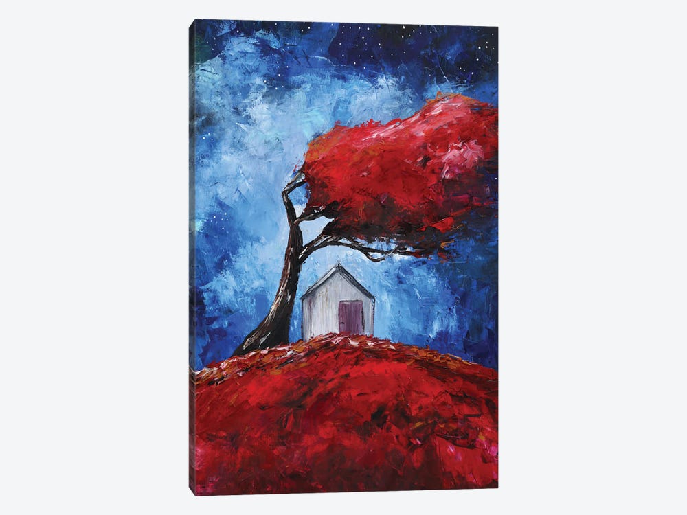 Under The Red Tree by Evgenia Smirnova 1-piece Canvas Print