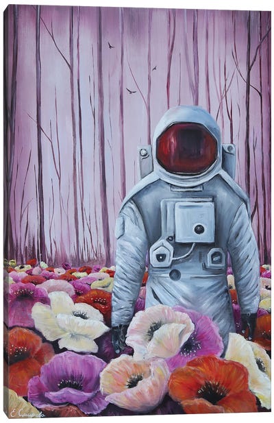 Astranaut Canvas Art Print - Evgenia Smirnova
