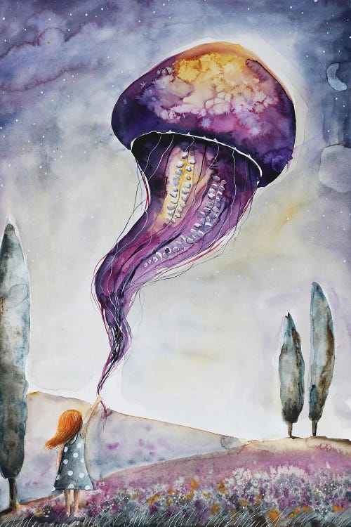 Purple Jelly Fish