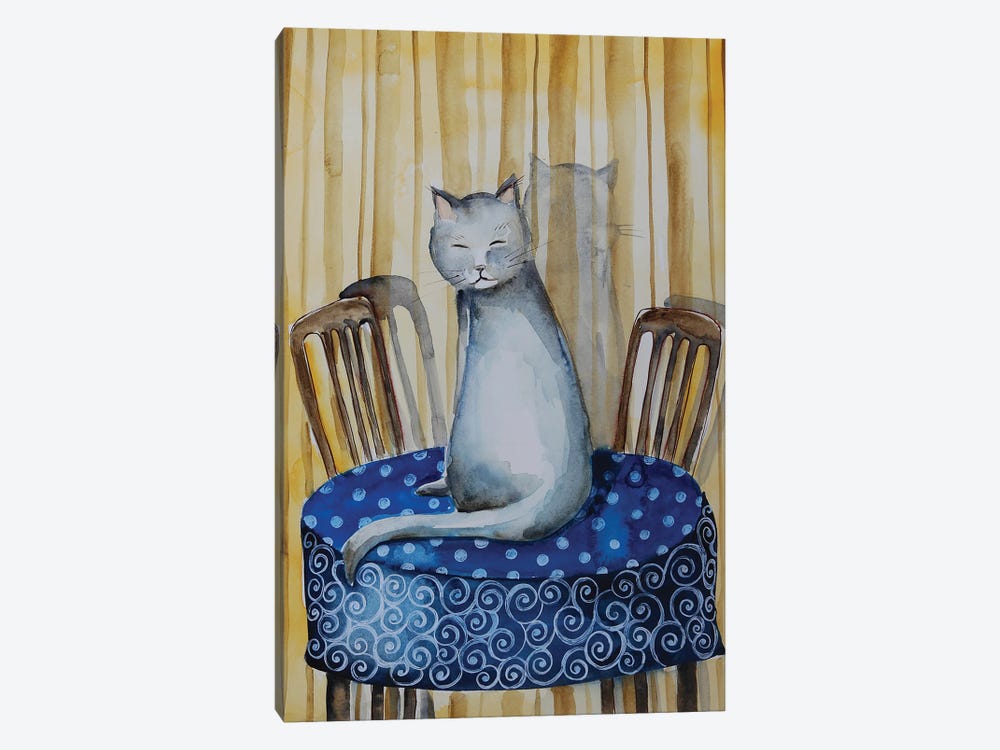 The Cat by Evgenia Smirnova 1-piece Canvas Art