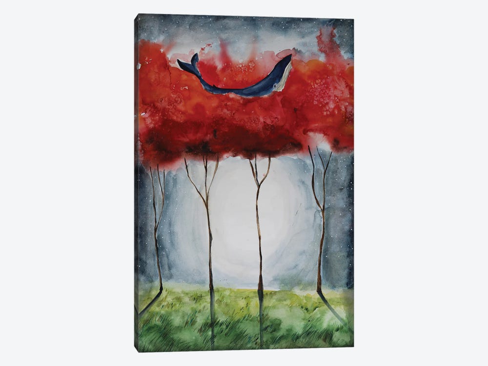 Red Trees by Evgenia Smirnova 1-piece Canvas Art