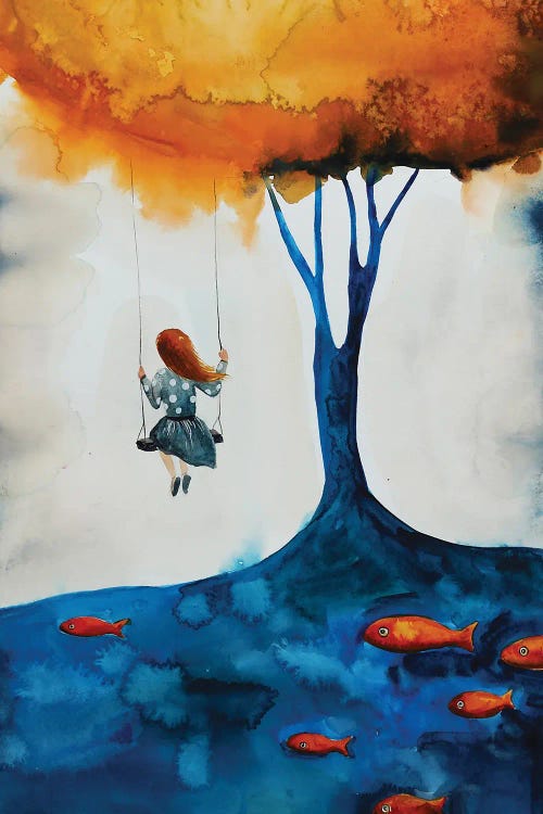 Girl On The Swing