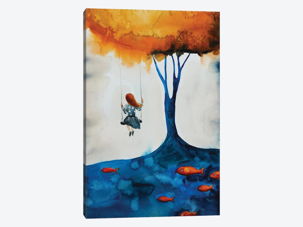 Girl On The Swing by Evgenia Smirnova 1-piece Art Print