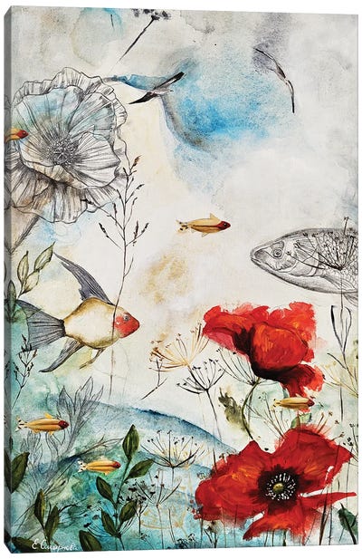 Listening To The Wind Song Canvas Art Print - Evgenia Smirnova