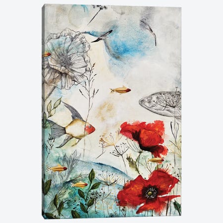 Listening To The Wind Song Canvas Print #ENV59} by Evgenia Smirnova Canvas Print