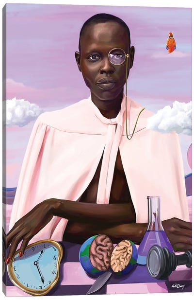 Dissecting Reality Canvas Art Print - Afrofuturism