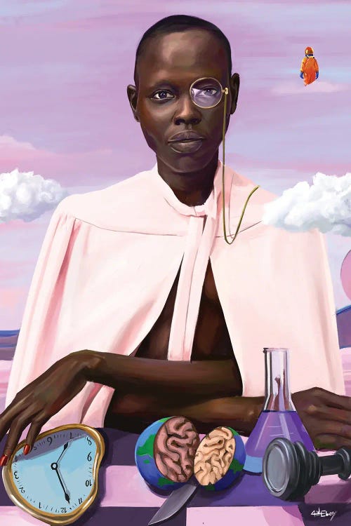 Dissecting Reality by Eben Nwaokpani wall art