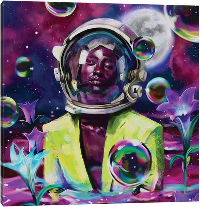 Muse Canvas Art Print - Astronaut Art
