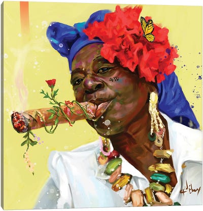 La Libertad Canvas Art Print - Eben Nwaokpani