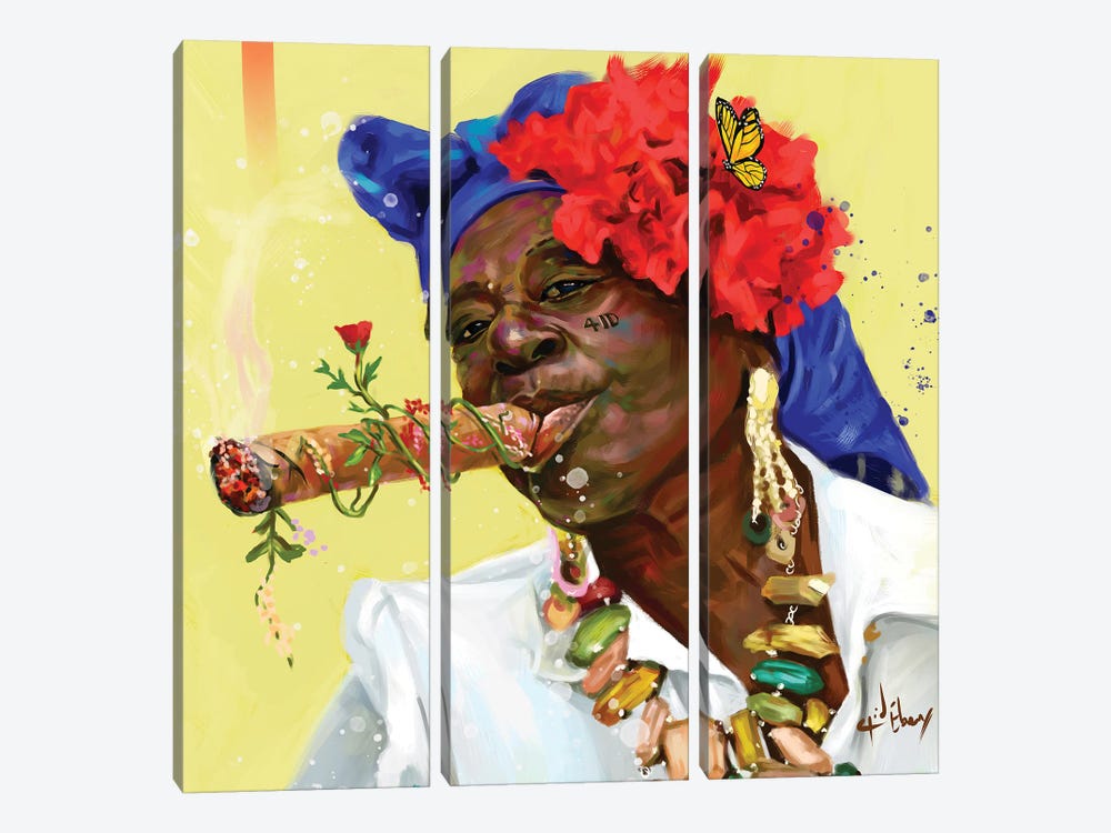 La Libertad by Eben Nwaokpani 3-piece Art Print