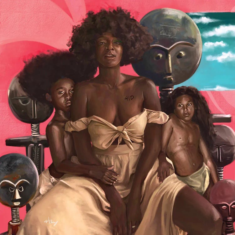 Doll Baby by Eben Nwaokpani wall art