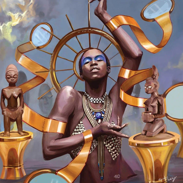 Osun by Eben Nwaokpani wall art