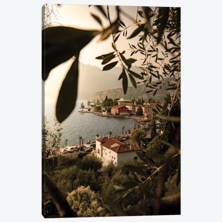 Framed Torbole Lake Garda Canvas Print #ENZ102} by Enzo Romano Canvas Art Print