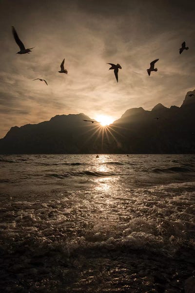 Enzo Romano: Lake Garda I by Enzo Romano