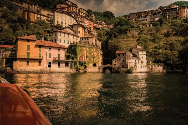 Enzo Romano: Nesso Lake Como II by Enzo Romano