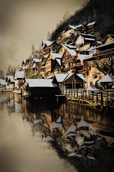 Enzo Romano: Hallstatt, Austria by Enzo Romano