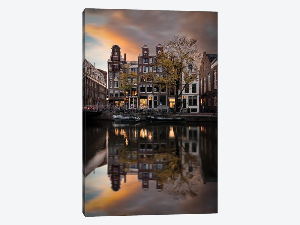 Amsterdam'S Reflections by Enzo Romano 1-piece Art Print