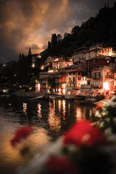 Lombardy: Lights On Varenna by Enzo Romano