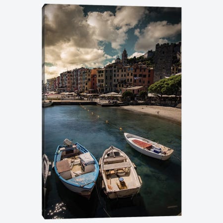 Panorama Of Porto Venere Canvas Print #ENZ120} by Enzo Romano Canvas Art Print