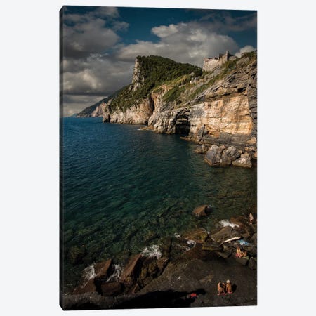 Cliffs Of Porto Venere Canvas Print #ENZ122} by Enzo Romano Canvas Art Print