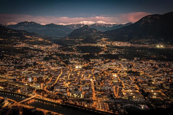 Trentino-South Tyrol: Trento, Trentino-Alto Adige, Italy II by Enzo Romano