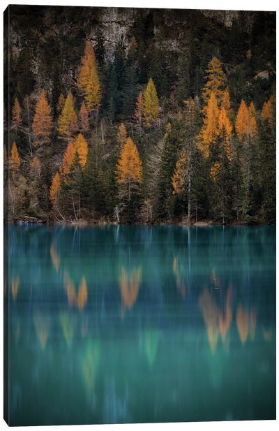 Autumn Reflections Canvas Art Print - Enzo Romano