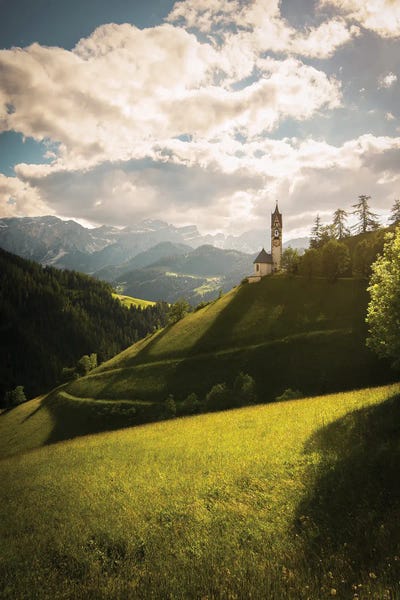 Church Of Santa Barbara by Enzo Romano canvas print