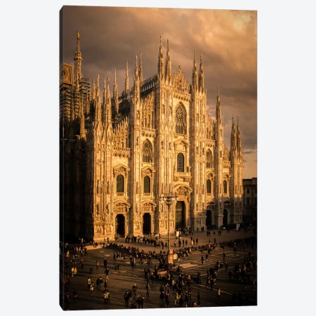 Milano Duomo I Canvas Print #ENZ17} by Enzo Romano Canvas Artwork