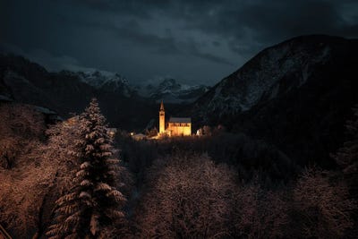 Valle Di Cadore by Enzo Romano art print
