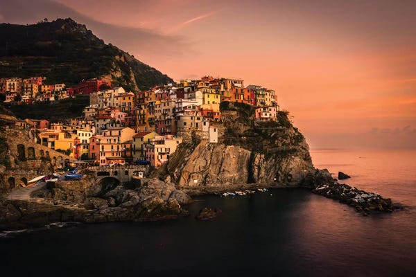 Enzo Romano: Manarola by Enzo Romano