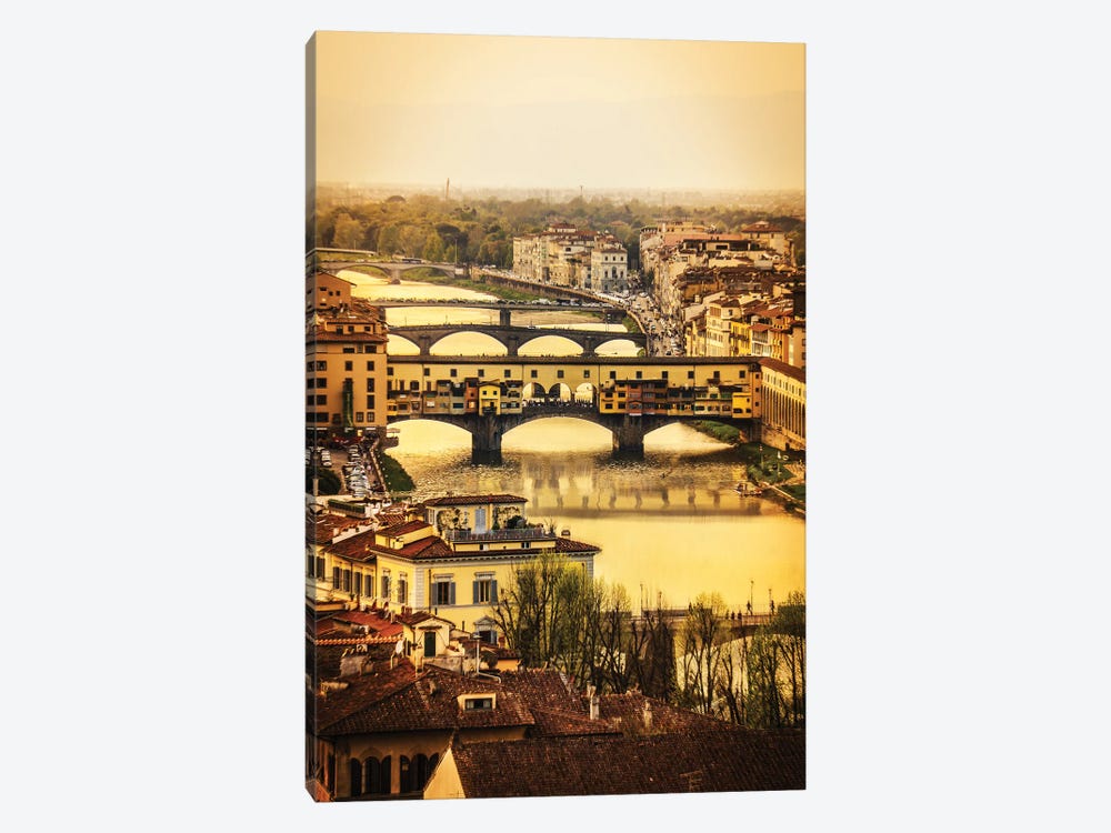 Ponte Vecchio Firenze by Enzo Romano 1-piece Canvas Art