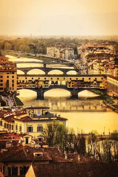 Enzo Romano: Ponte Vecchio Firenze by Enzo Romano