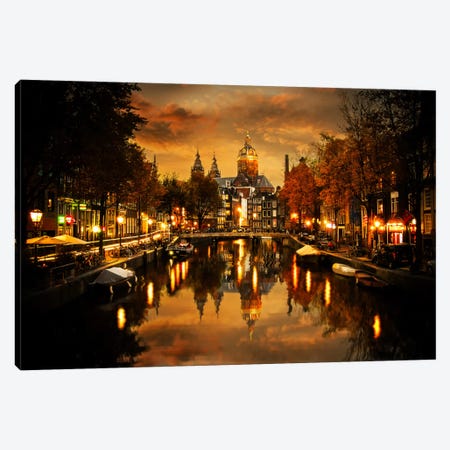 Amsterdam IV Canvas Print #ENZ4} by Enzo Romano Canvas Art Print