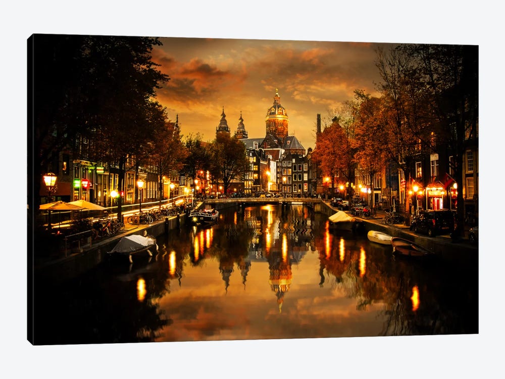 Amsterdam IV by Enzo Romano 1-piece Canvas Art